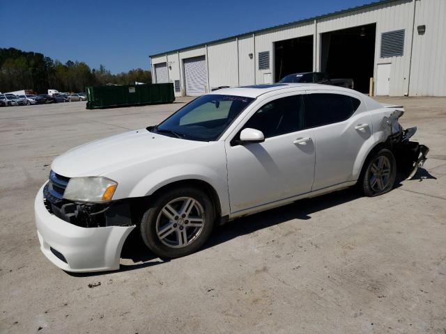 1B3BD1FB4BN502285 - 2011 DODGE AVENGER MAINSTREET WHITE photo 1