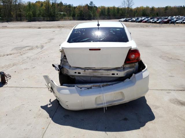 1B3BD1FB4BN502285 - 2011 DODGE AVENGER MAINSTREET WHITE photo 6