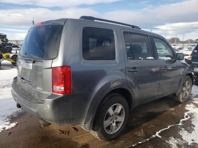 5FNYF4H43BB051576 - 2011 HONDA PILOT EX GRAY photo 3