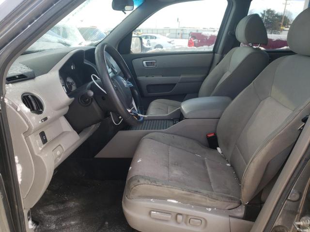 5FNYF4H43BB051576 - 2011 HONDA PILOT EX GRAY photo 7