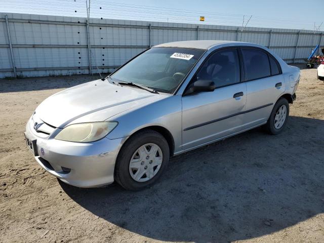 2HGES163X4H551157 - 2004 HONDA CIVIC DX VP ვერცხლისფერი ფოტო 1