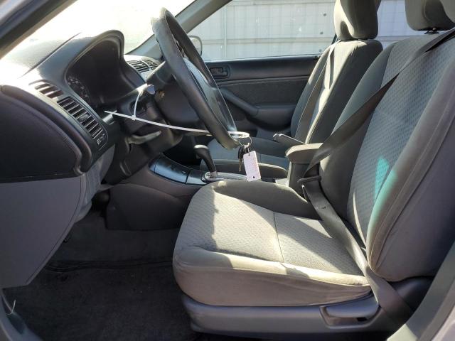 2HGES163X4H551157 - 2004 HONDA CIVIC DX VP ვერცხლისფერი ფოტო 7