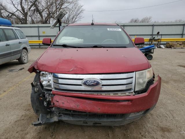 2FMDK3JC7ABA21333 - 2010 FORD EDGE SEL RED photo 5