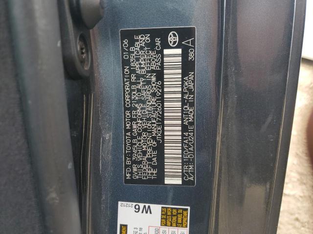 JTKDE177260119276 - 2006 TOYOTA SCION TC 灰色 照片 12