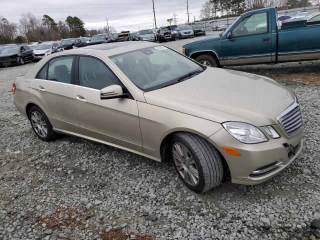 WDDHF5KBXDA690262 - 2013 MERCEDES-BENZ E 350 BEIGE photo 4