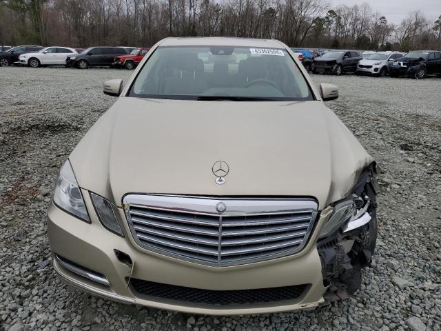 WDDHF5KBXDA690262 - 2013 MERCEDES-BENZ E 350 BEIGE photo 5