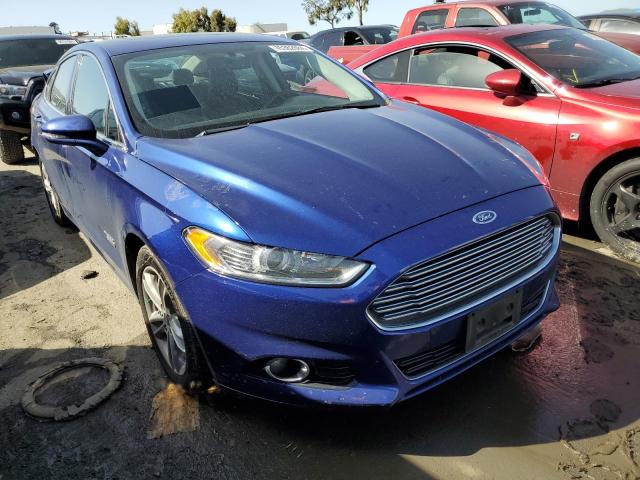 3FA6P0SU5GR173583 - 2016 FORD FUSION TITANIUM PHEV BLUE photo 4