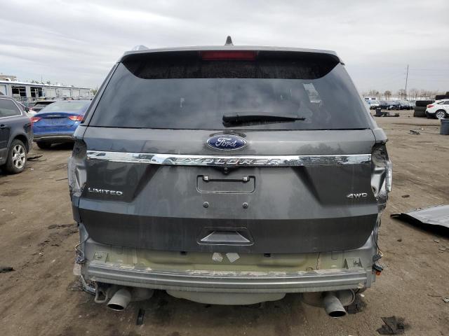 1FM5K8F85HGA34641 - 2017 FORD EXPLORER LIMITED GRAY photo 6