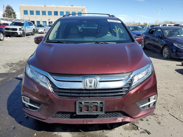 5FNRL6H95JB006237 - 2018 HONDA ODYSSEY ELITE BURGUNDY photo 5