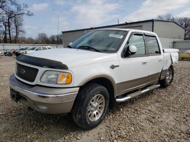 1FTRW08L13KD58852 - 2003 FORD KING RANCH SUPERCREW WHITE photo 1