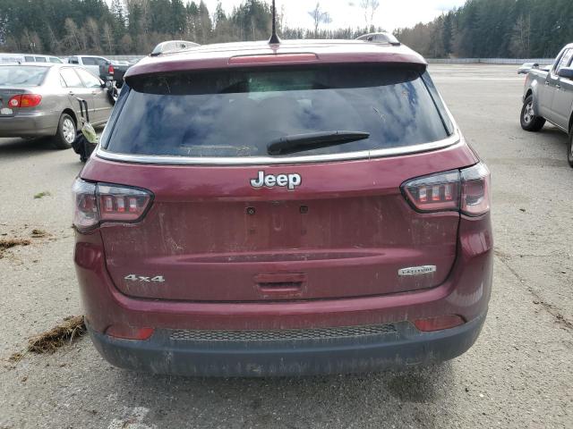 3C4NJDBBXMT504959 - 2021 JEEP COMPASS LATITUDE RED photo 6