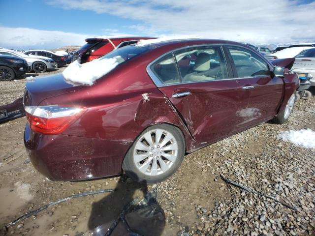 1HGCR2F88EA157421 - 2014 HONDA ACCORD EXL RED photo 3