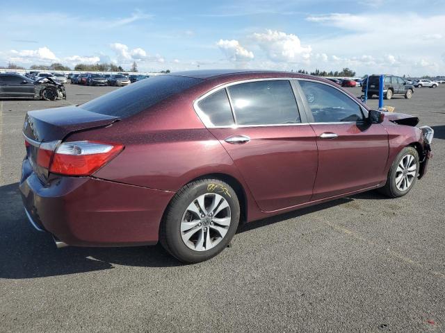 1HGCR2F32DA204705 - 2013 HONDA ACCORD LX BURGUNDY photo 3