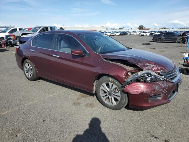 1HGCR2F32DA204705 - 2013 HONDA ACCORD LX BURGUNDY photo 4