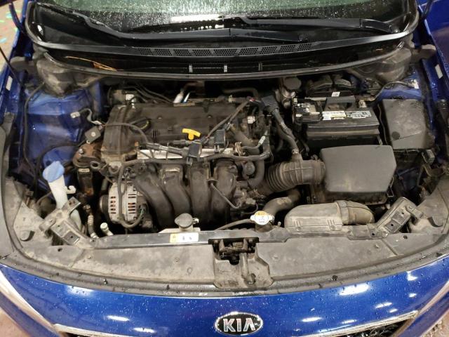 3KPFK4A7XHE063942 - 2017 KIA FORTE LX BLUE photo 11