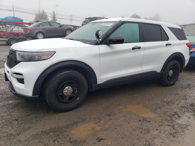 1FM5K8AB7PGA82627 - 2023 FORD EXPLORER POLICE INTERCEPTOR Սպիտակ լուսանկար 1