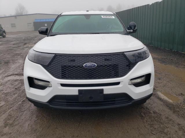 1FM5K8AB7PGA82627 - 2023 FORD EXPLORER POLICE INTERCEPTOR Սպիտակ լուսանկար 5