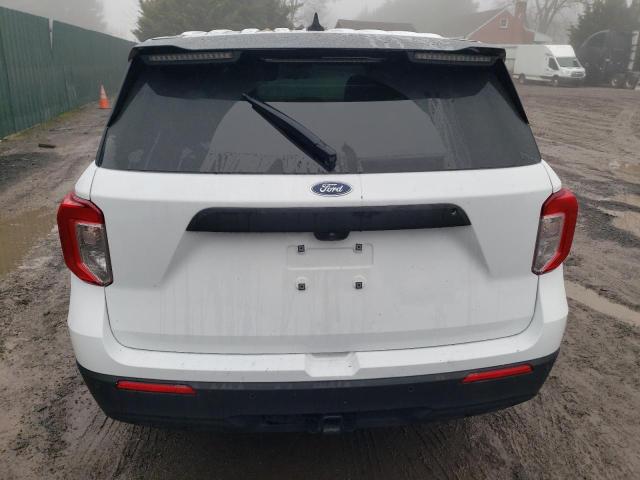1FM5K8AB7PGA82627 - 2023 FORD EXPLORER POLICE INTERCEPTOR Սպիտակ լուսանկար 6