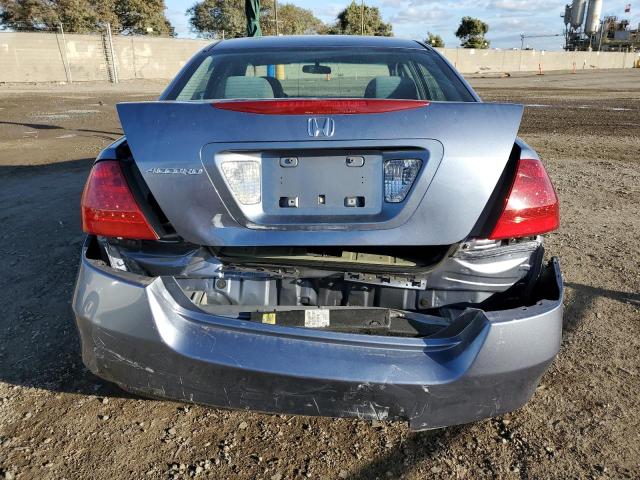 1HGCM564X7A072838 - 2007 HONDA ACCORD LX BLUE photo 6