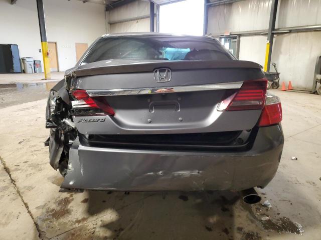 1HGCR2F33FA030937 - 2015 HONDA ACCORD LX GRAY photo 6