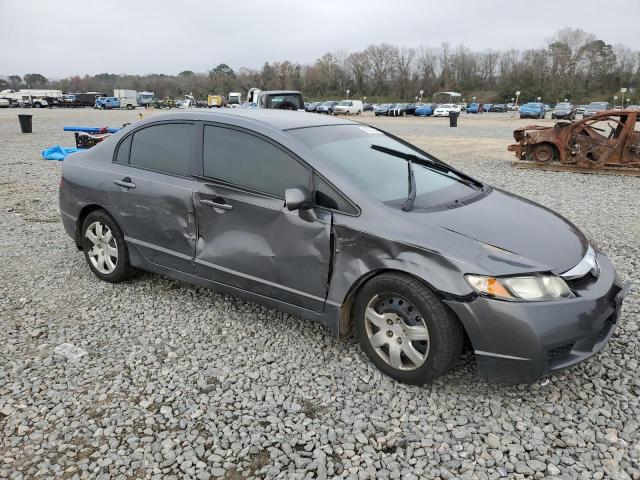 2HGFA1F57AH325713 - 2010 HONDA CIVIC LX GRAY photo 4