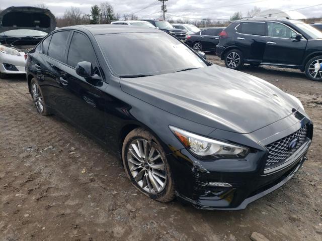 JN1EV7AR2JM437086 - 2018 INFINITI Q50 LUXE BLACK photo 4