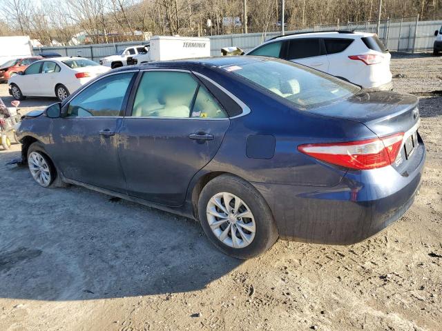 4T1BF1FKXHU760457 - 2017 TOYOTA CAMRY LE BLUE photo 2