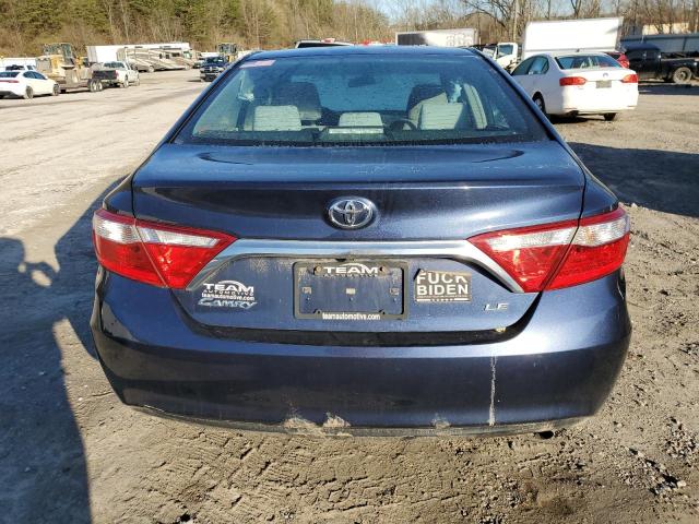 4T1BF1FKXHU760457 - 2017 TOYOTA CAMRY LE BLUE photo 6