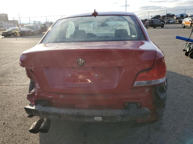 WBAUP73528VF09681 - 2008 BMW 128 I RED photo 6