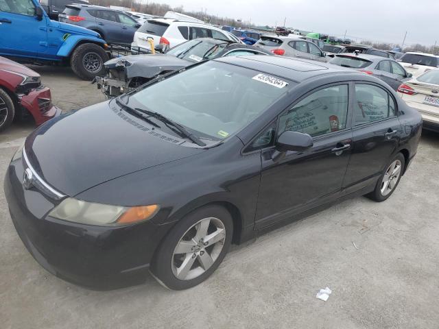 2HGFA16968H357274 - 2008 HONDA CIVIC EXL შავი ფოტო 1