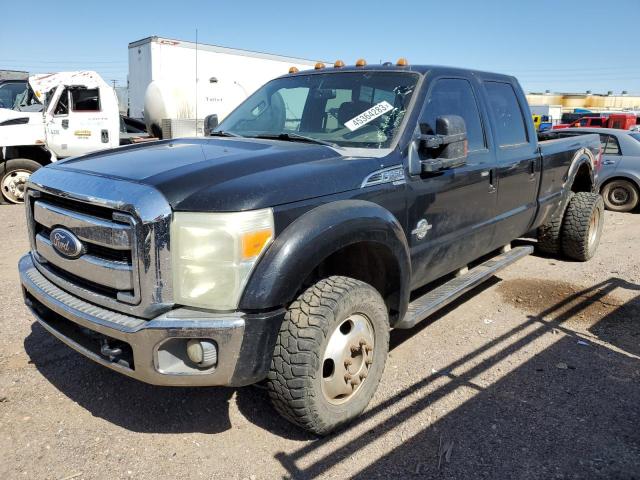 1FT8W4DT2BEA36145 - 2011 FORD F450 SUPER DUTY BLACK photo 1