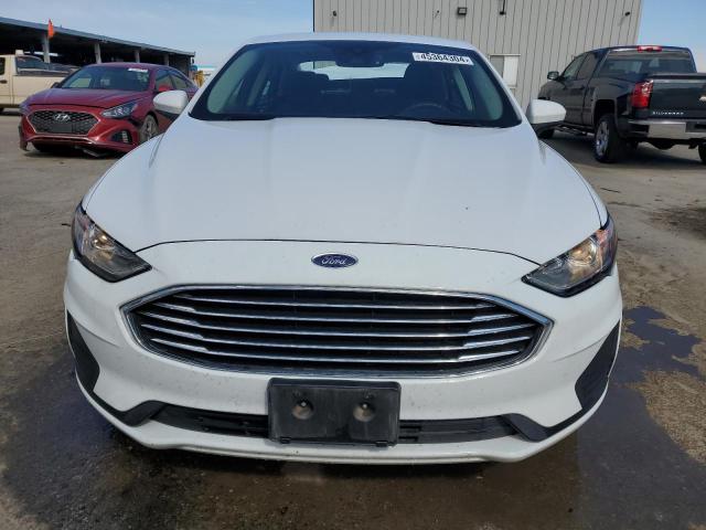 3FA6P0LU9LR113055 - 2020 FORD FUSION SE WHITE photo 5