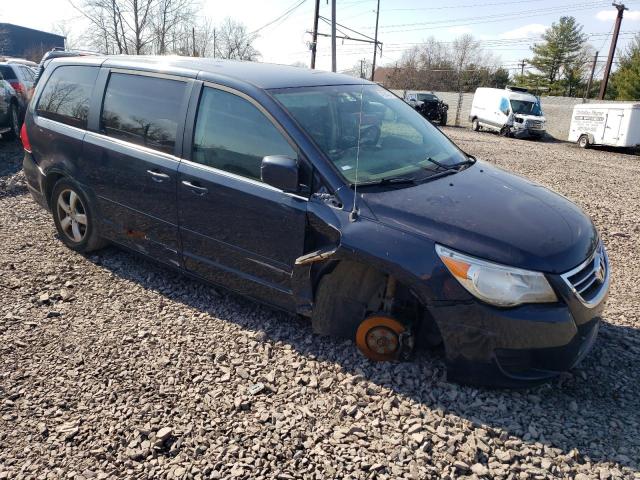 2V8HW34159R544734 - 2009 VOLKSWAGEN ROUTAN SE BLUE photo 4