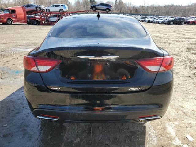 1C3CCCDG3FN673927 - 2015 CHRYSLER 200 S BLACK photo 6