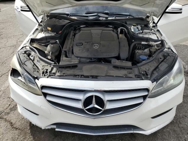 WDDHF5KB6EB024477 - 2014 MERCEDES-BENZ E 350 WHITE photo 11