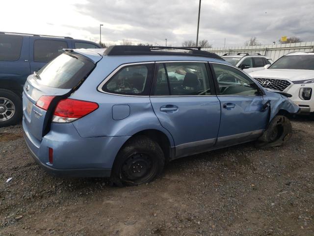 4S4BRBAC6A3325539 - 2010 SUBARU OUTBACK 2.5I BLUE photo 3