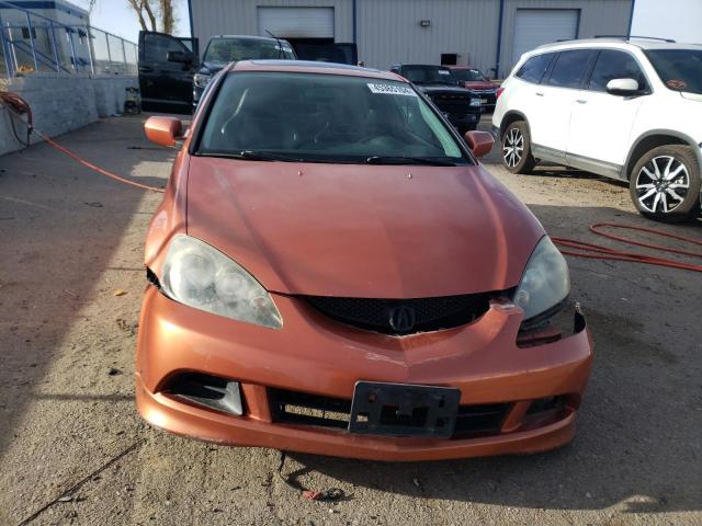 JH4DC530X5S800557 - 2005 ACURA RSX TYPE-S ORANGE photo 5