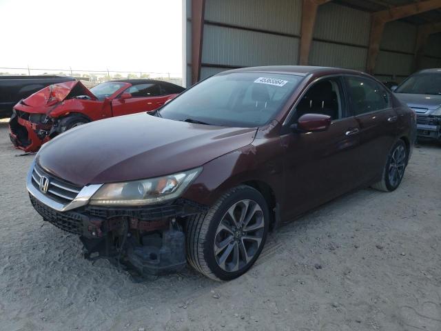 1HGCR2F58EA228817 - 2014 HONDA ACCORD SPORT BURGUNDY photo 1