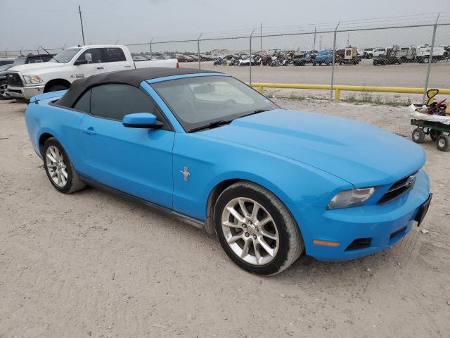 1ZVBP8EMXB5130515 - 2011 FORD MUSTANG BLUE photo 4