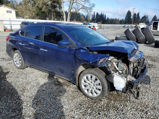 3N1AB7AP7HY368635 - 2017 NISSAN SENTRA S BLUE photo 4