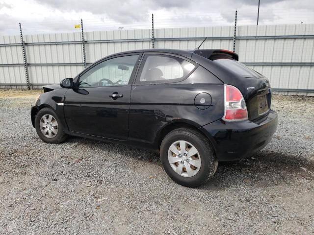 KMHCM36C78U067036 - 2008 HYUNDAI ACCENT GS BLACK photo 2