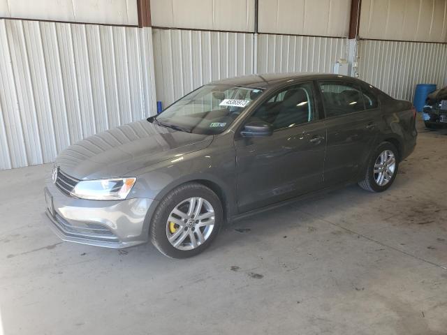 3VW1K7AJ1FM202184 - 2015 VOLKSWAGEN JETTA BASE Մոխրագույն լուսանկար 1