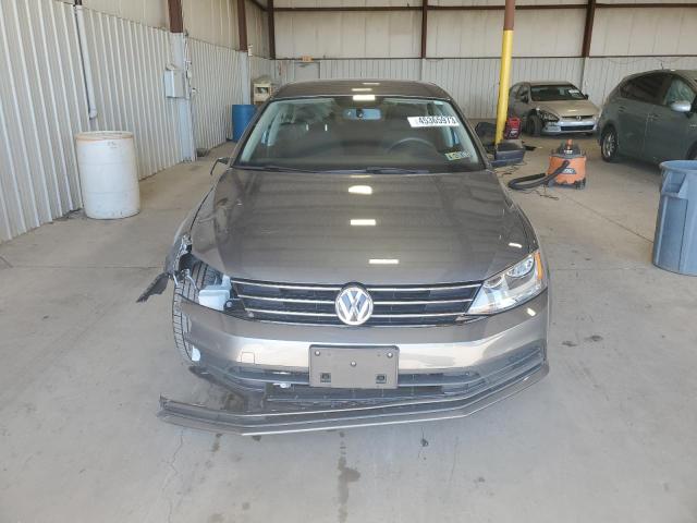 3VW1K7AJ1FM202184 - 2015 VOLKSWAGEN JETTA BASE Մոխրագույն լուսանկար 5