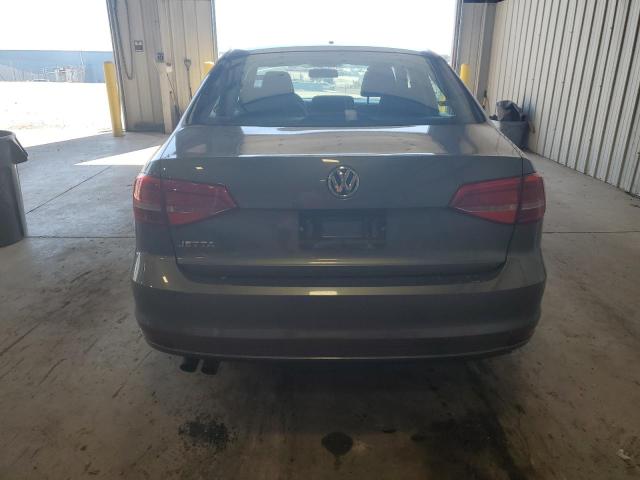 3VW1K7AJ1FM202184 - 2015 VOLKSWAGEN JETTA BASE Մոխրագույն լուսանկար 6