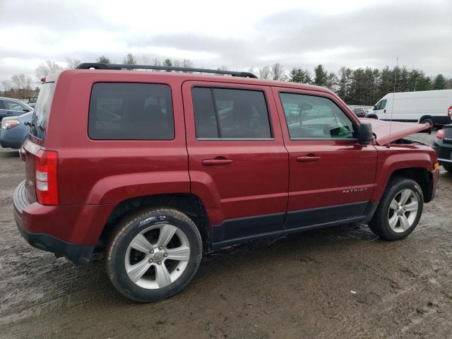 1C4NJRFB9ED541998 - 2014 JEEP PATRIOT LATITUDE RED photo 3