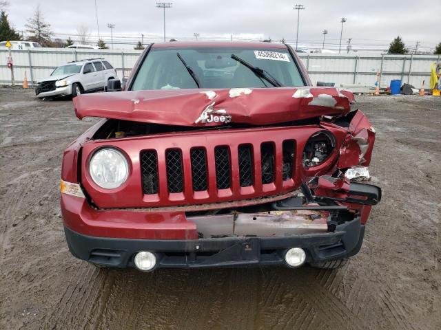 1C4NJRFB9ED541998 - 2014 JEEP PATRIOT LATITUDE RED photo 5