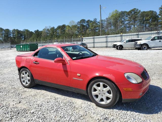 WDBKK47F7XF085672 - 1999 MERCEDES-BENZ SLK 230 KOMPRESSOR RED photo 4