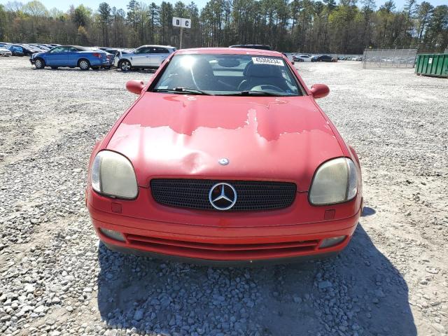 WDBKK47F7XF085672 - 1999 MERCEDES-BENZ SLK 230 KOMPRESSOR RED photo 5