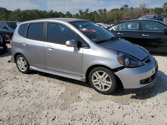 JHMGD386X8S038184 - 2008 HONDA FIT SPORT GRAY photo 4