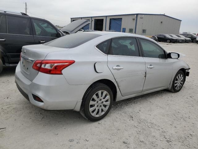 3N1AB7APXJY347364 - 2018 NISSAN SENTRA S SILVER photo 3